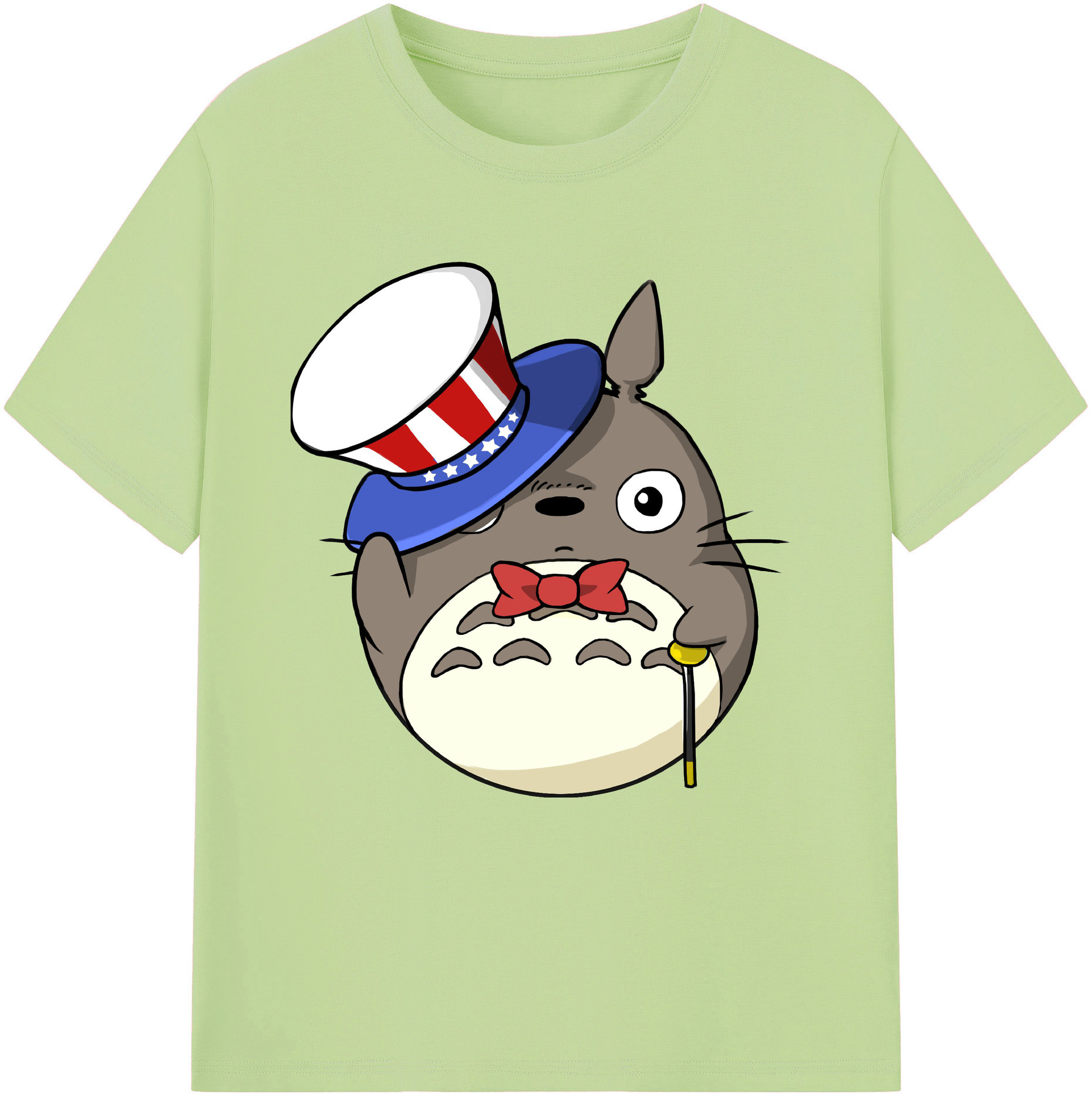 （画像用） となりのトトロ 草壁メイ 草壁サツキ My Neighbor Totoro Satsuki Kusakabe Mei Kusakabe 綿100％半袖Tシャツ（フロントプリント）